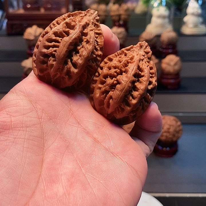 桃核把件36尺霸王银龙