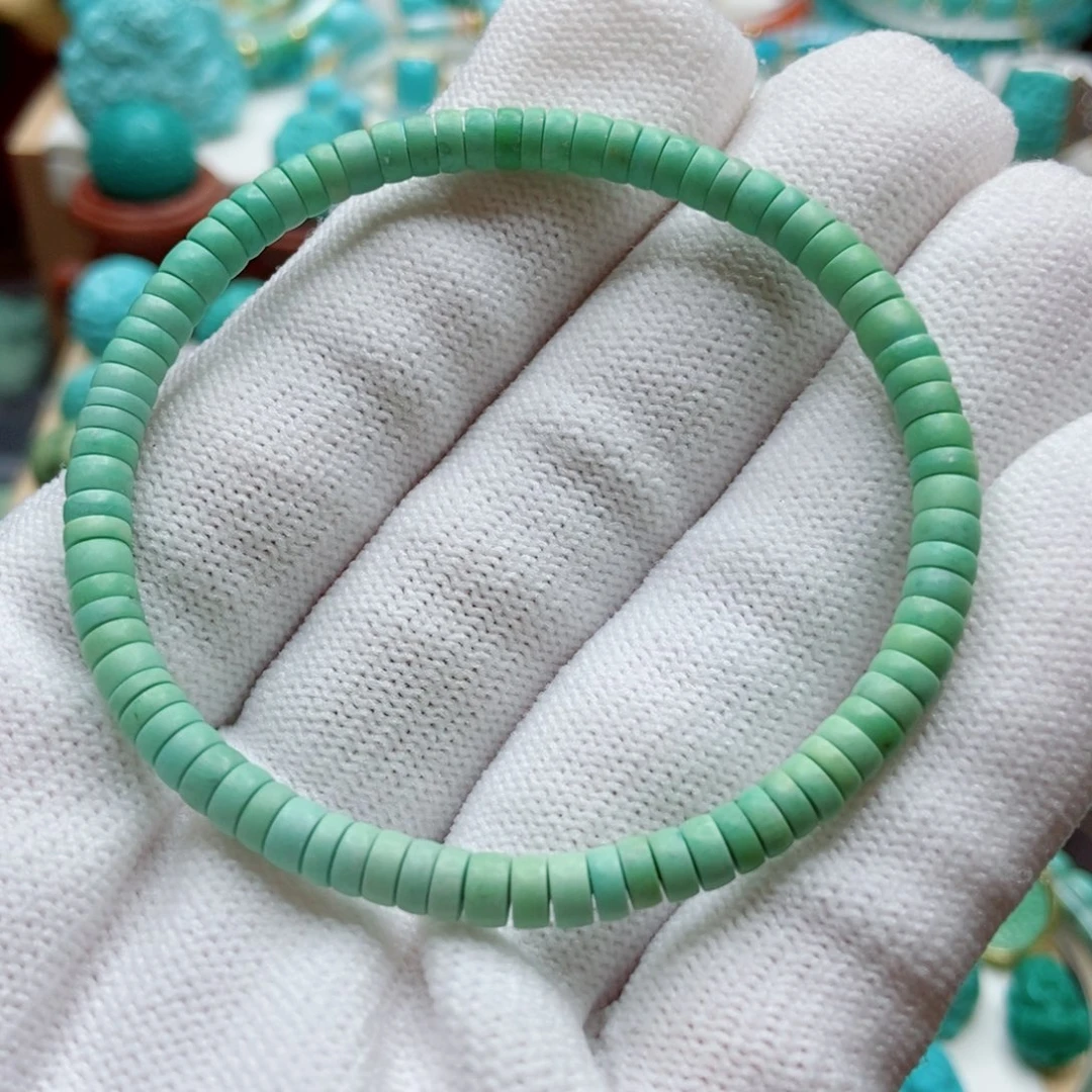 绿松石未镶嵌菜籽黄单圈4.5mm