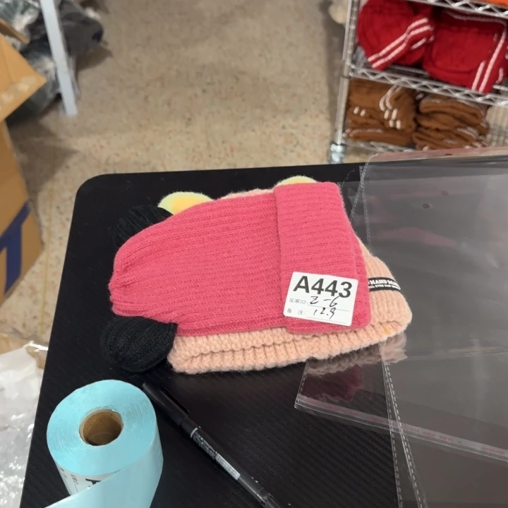 纯棉2个儿童帽443