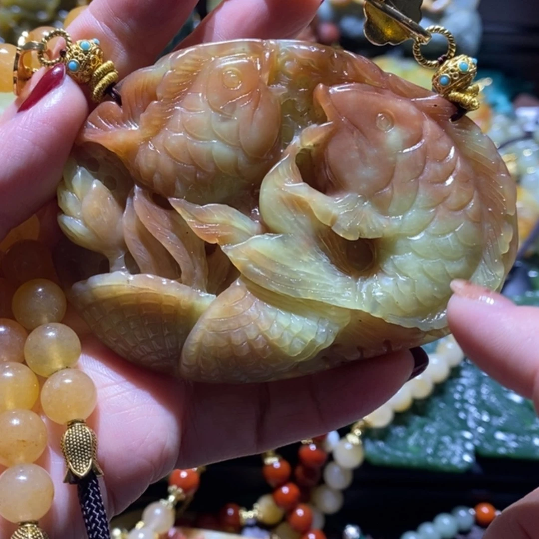 【闪购商品】岫玉毛衣链未镶嵌好****云