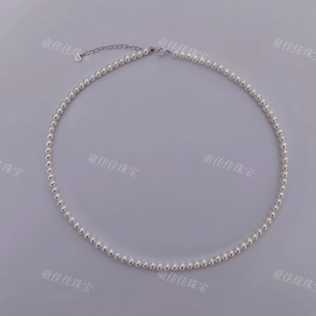 【新品5A小米】"钻光" baby锁骨链 天然珍珠 非基地发货不带证