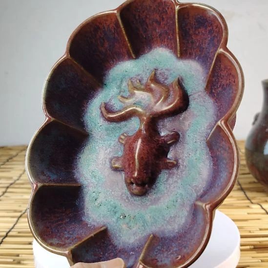 摆件陶钧瓷非遗技艺钧窑