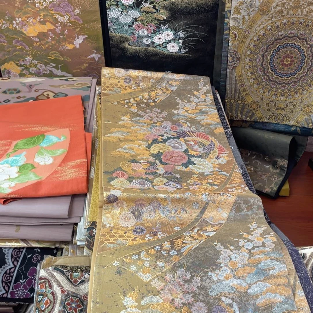 刺绣唐錦桑蠶絲正絹面料