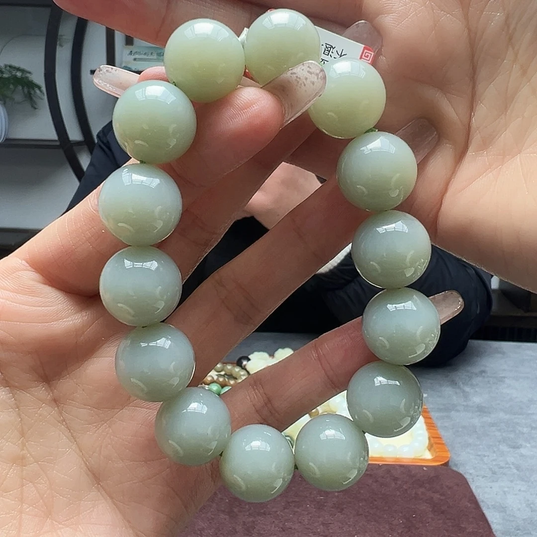 和田玉未镶嵌手链16迪克兰