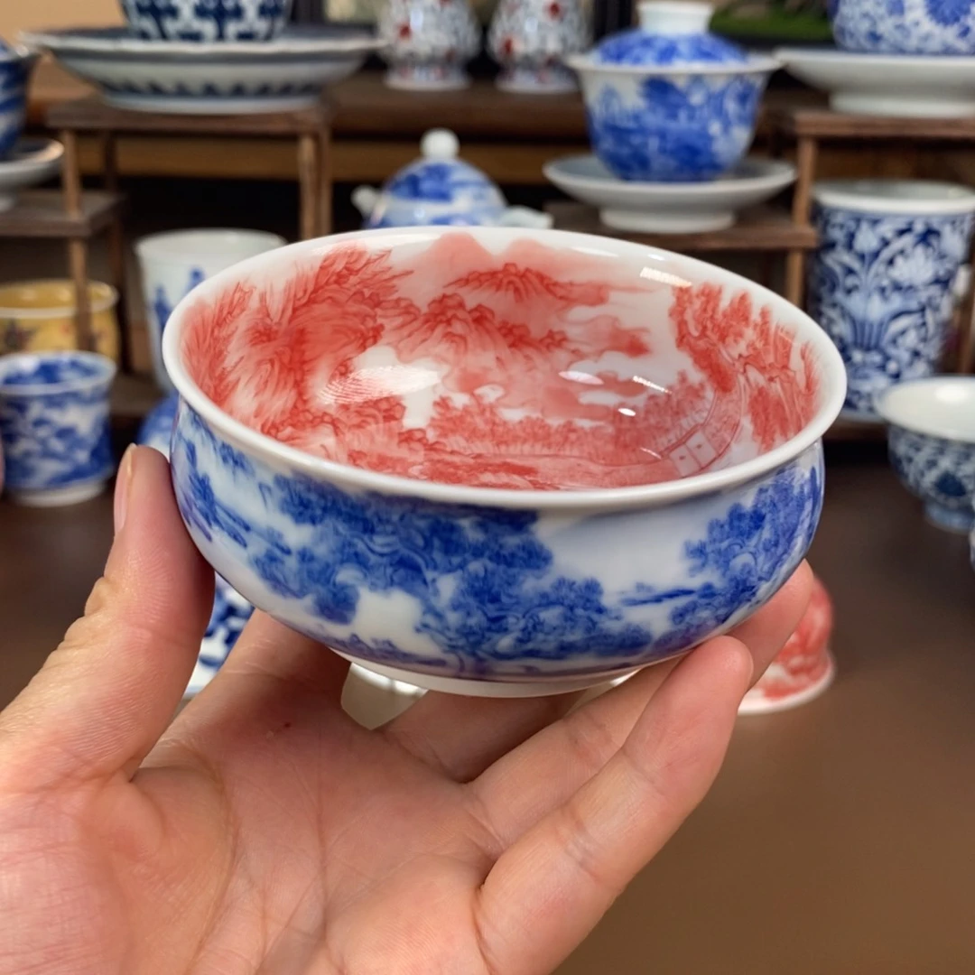 杯景德镇陶瓷手工手绘