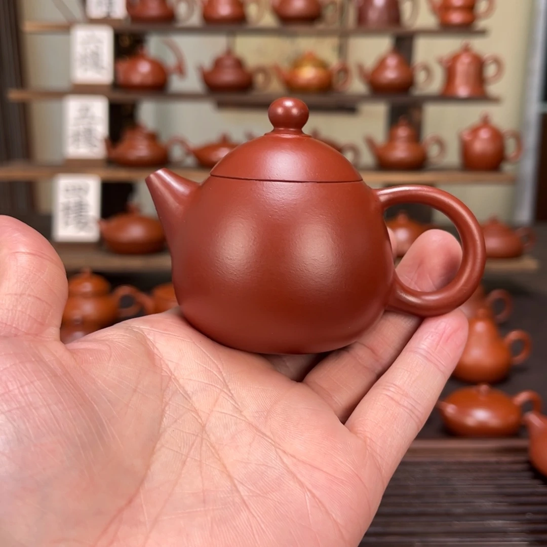 燎***原紫砂茶壶朱泥龙蛋