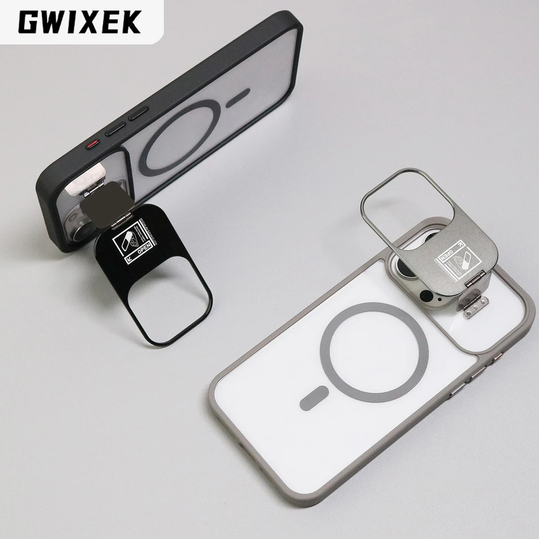 新款多维磁吸镜框折叠支架适用苹果手机壳iphone16pro/15/14/13壳