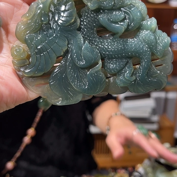未镶嵌岫玉毛衣链