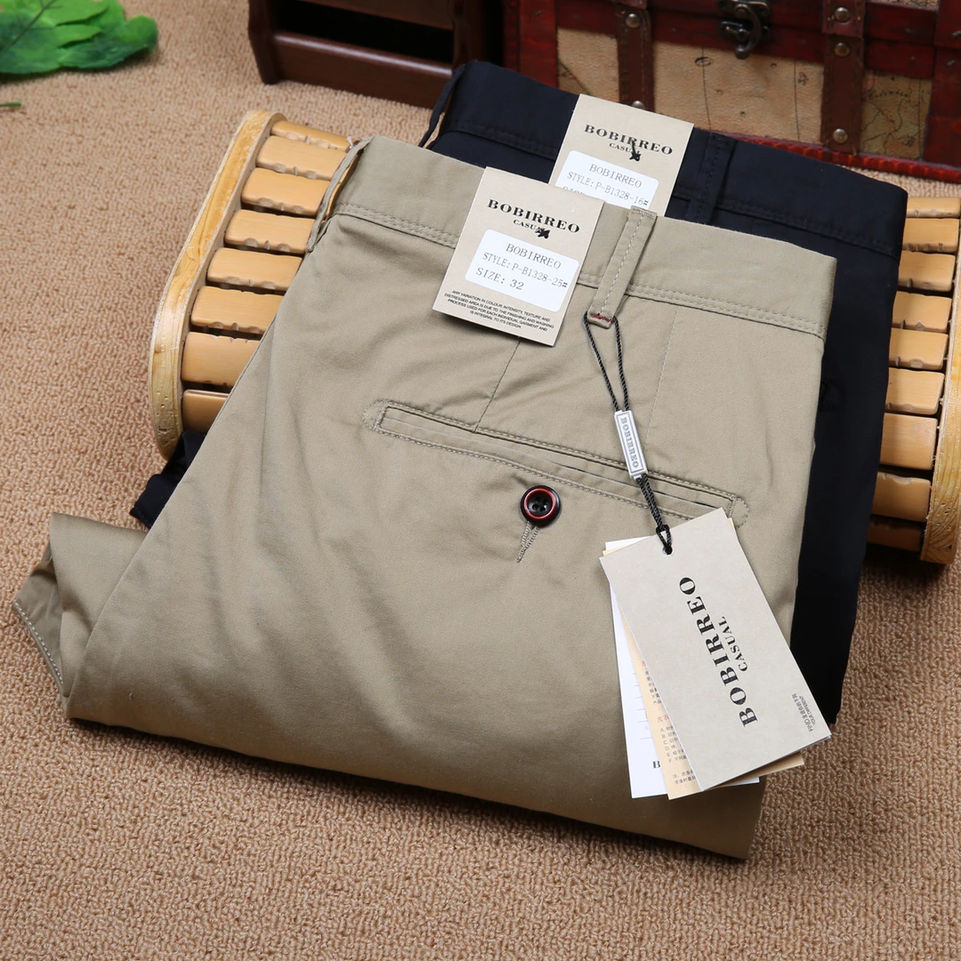 捡漏B系春夏款进口天丝棉男休闲裤奢华商务直筒长裤修身免烫透气