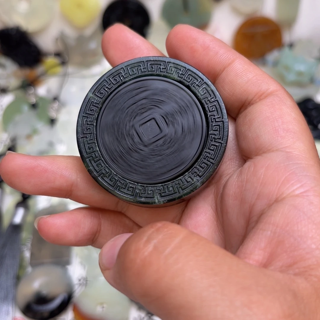 蛇纹石玉合金颈饰