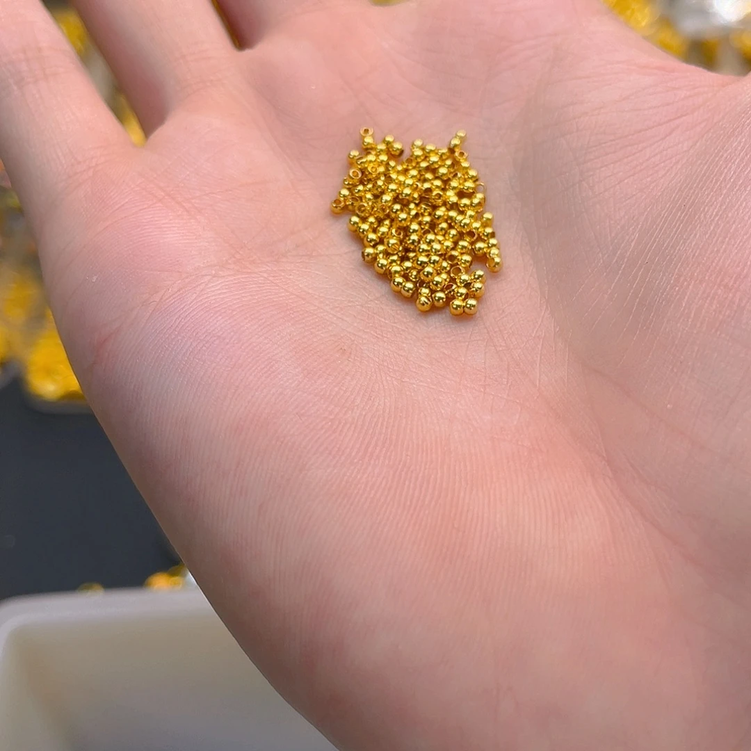 锆石铜合金高货珠子2mm50颗