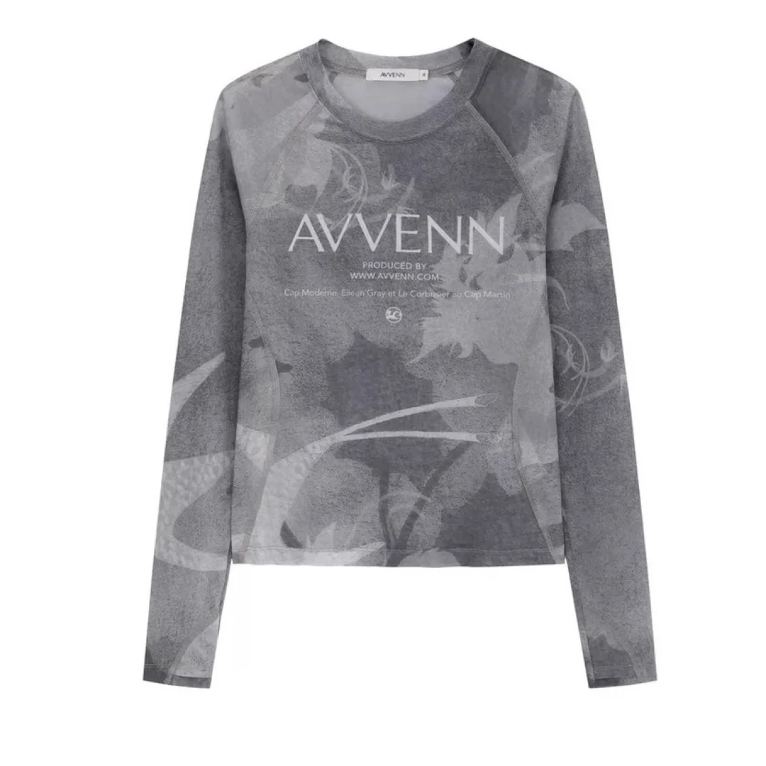 AVVENN网纱打底衫