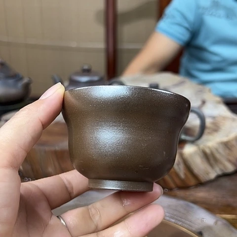 戬谷龙窑柴烧茶杯115