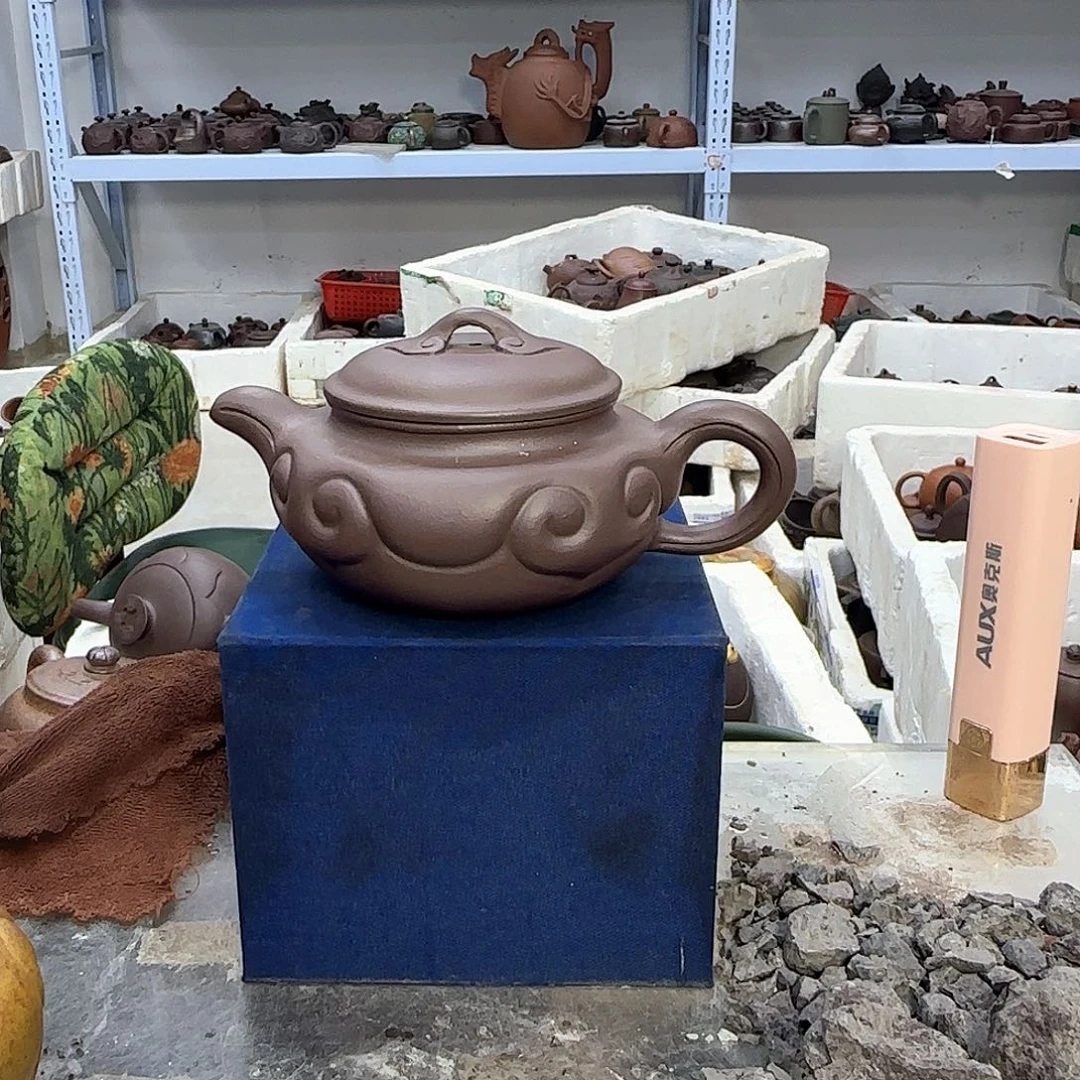 茶壶紫砂宜兴紫砂壶瑕疵处理
