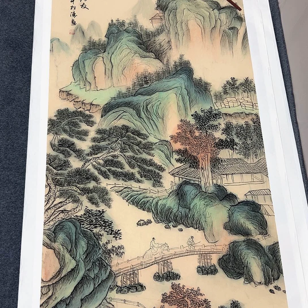 国画宣纸国画纯手绘作品