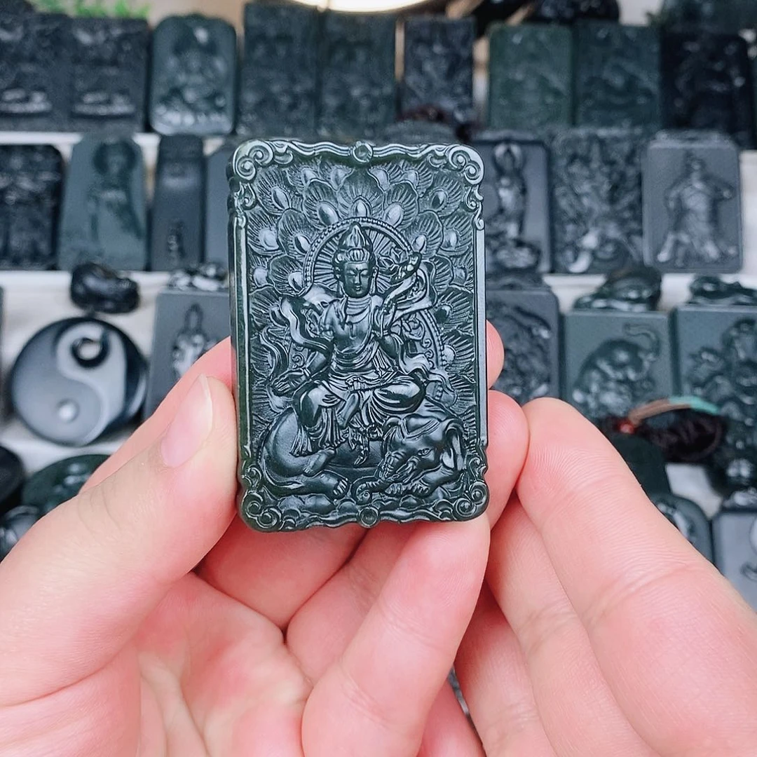 和田玉颈饰未镶嵌大*