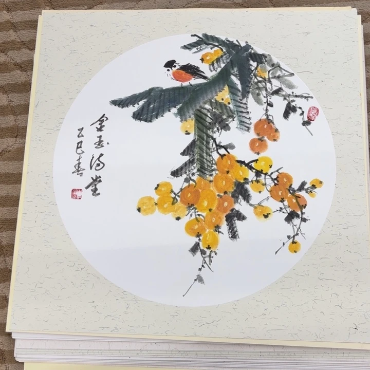国画花鸟的翅膀和50.50
