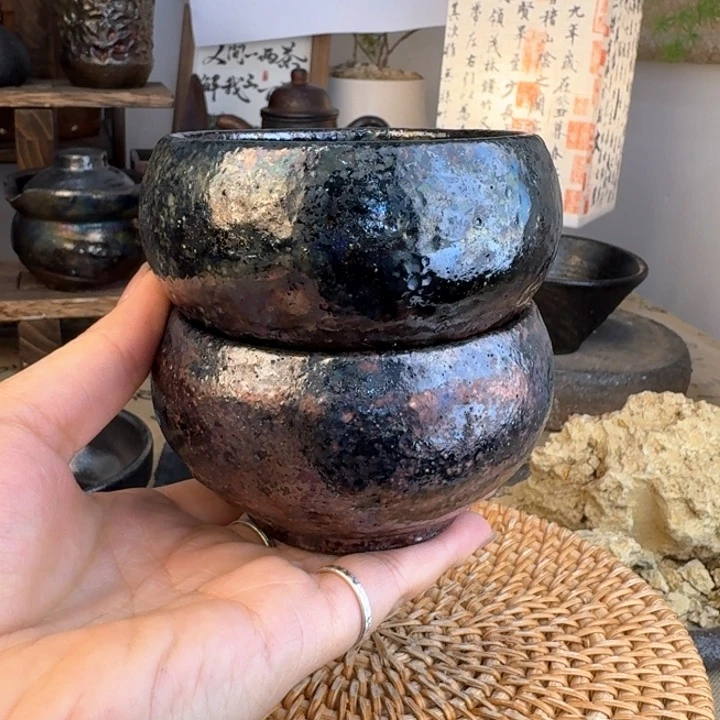 天*荥经黑砂炸炸福利罗汉杯两只打折9