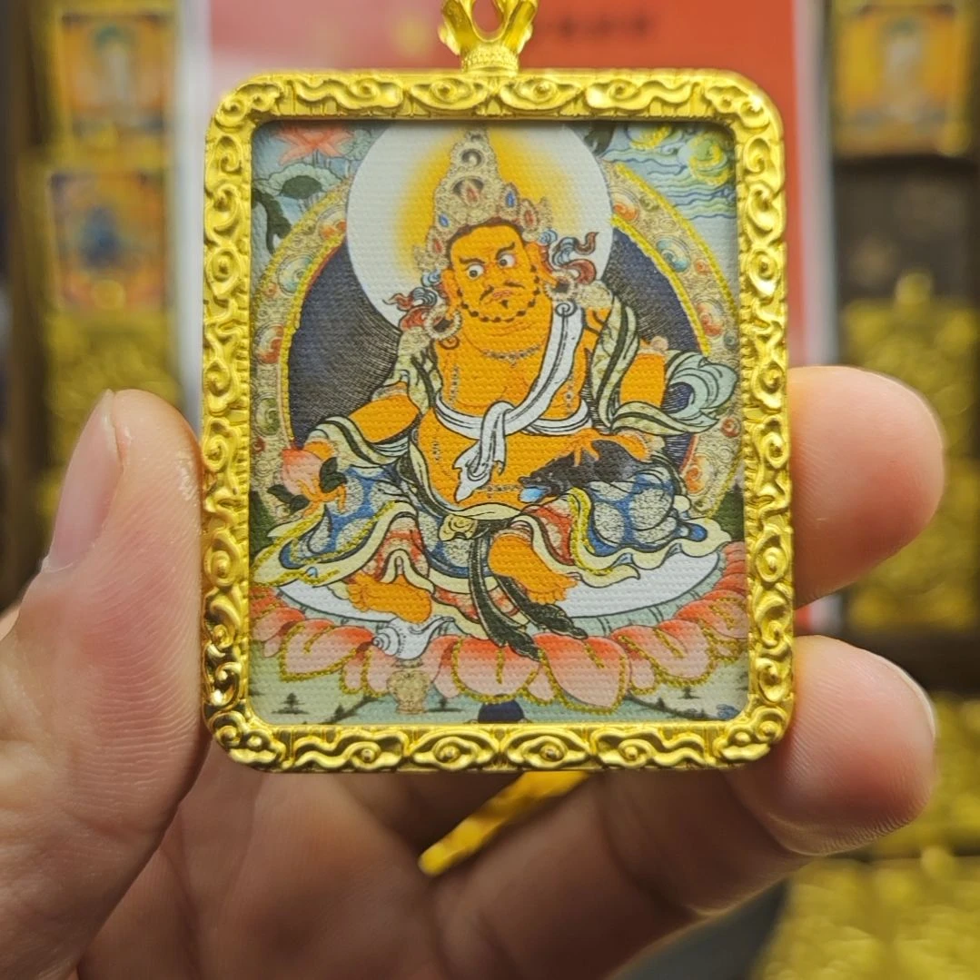 吊坠唐卡捡漏【线下孤品安排小叶紫檀绳子】