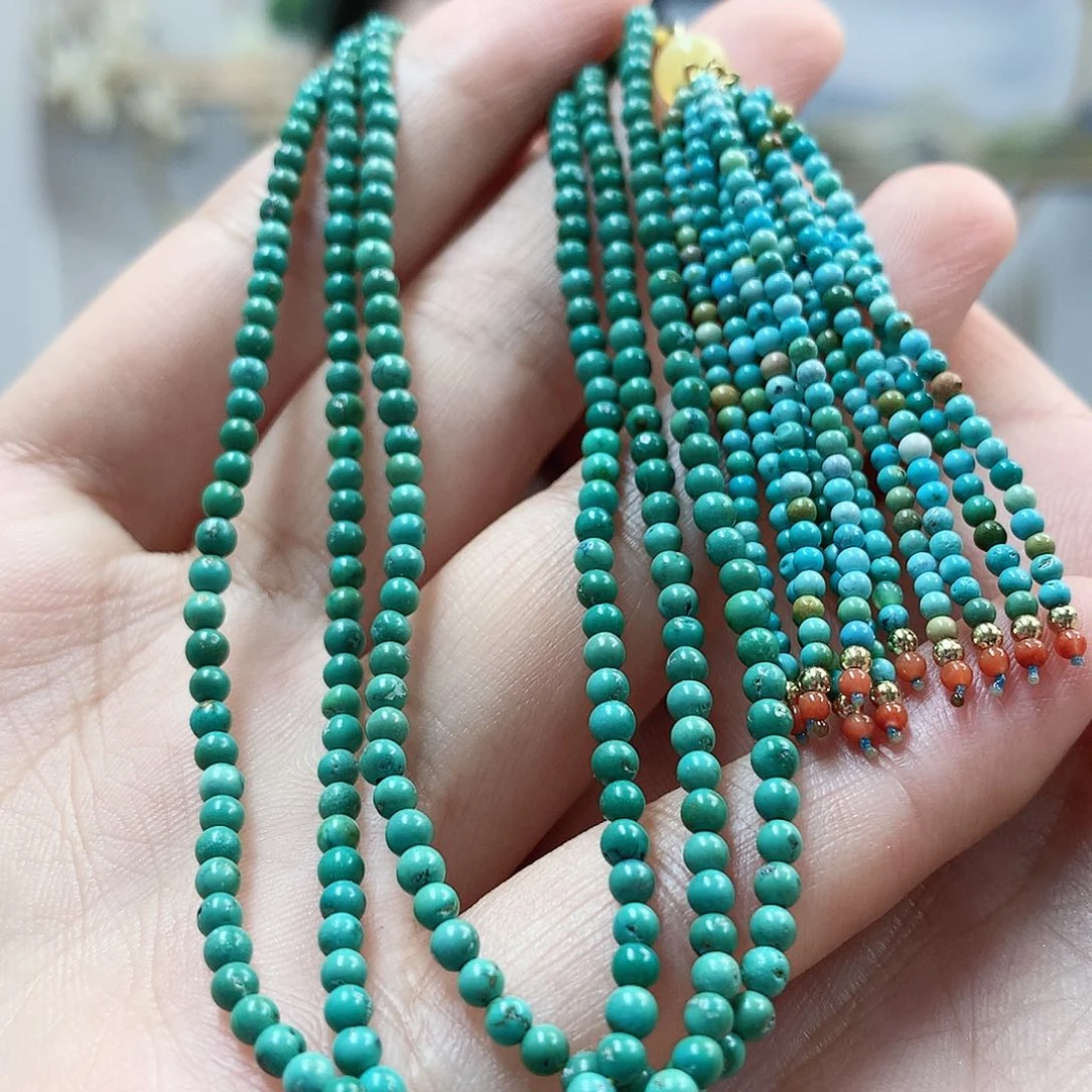 未镶嵌绿松石珠宝奇石