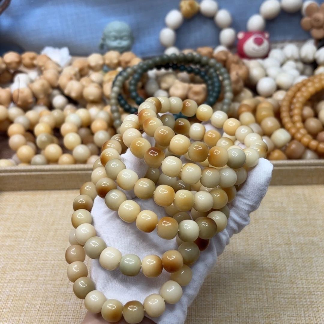 菩提根/象牙果吊坠12+水磨晕色桶福利一锅673
