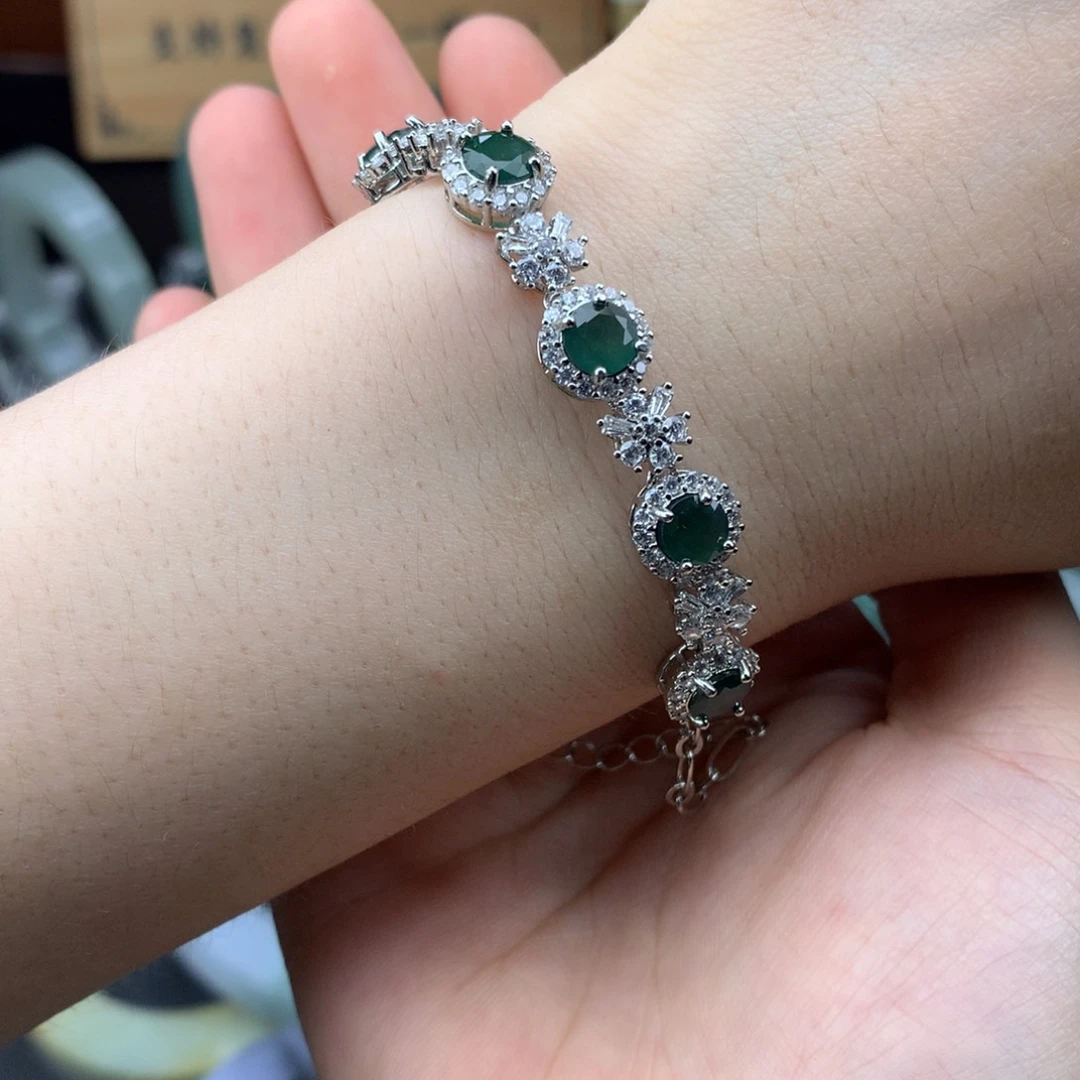 未镶嵌手链翡翠翡翠手链