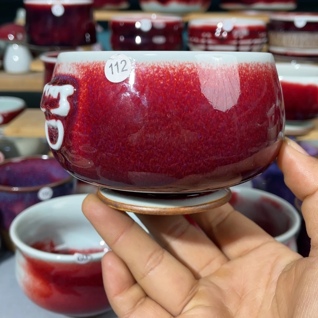 瓷片纯手工制作……微微瑕