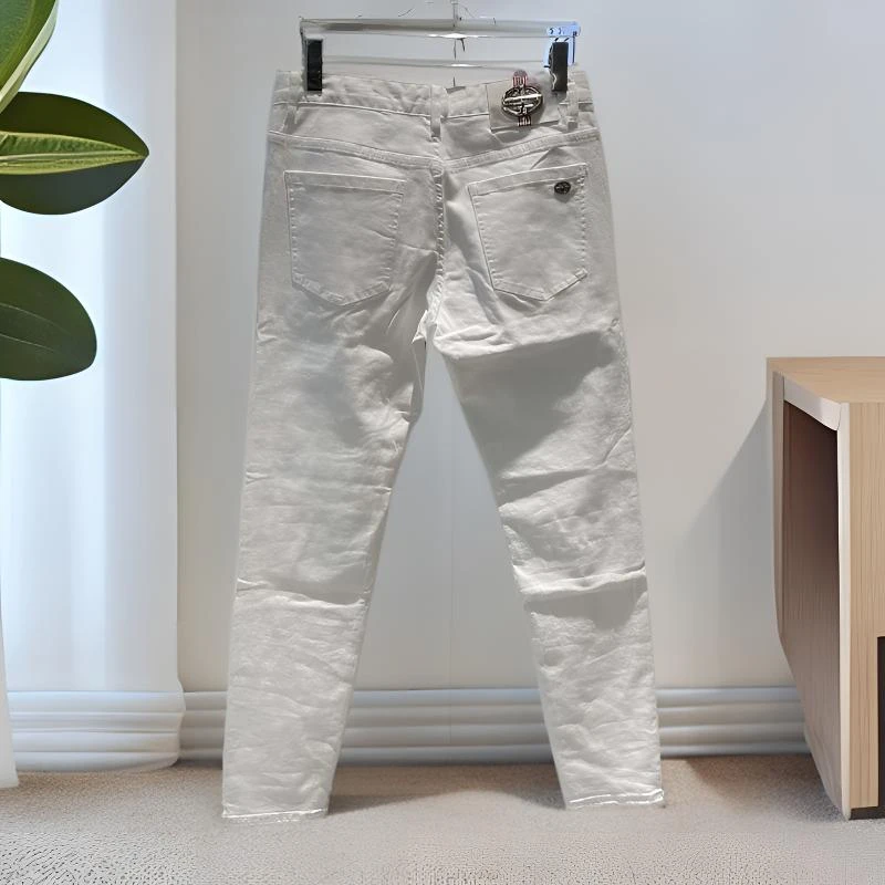 NENMIHONCHE/内米霍切欧货时尚男士牛仔裤夏季薄款百搭修身小脚裤