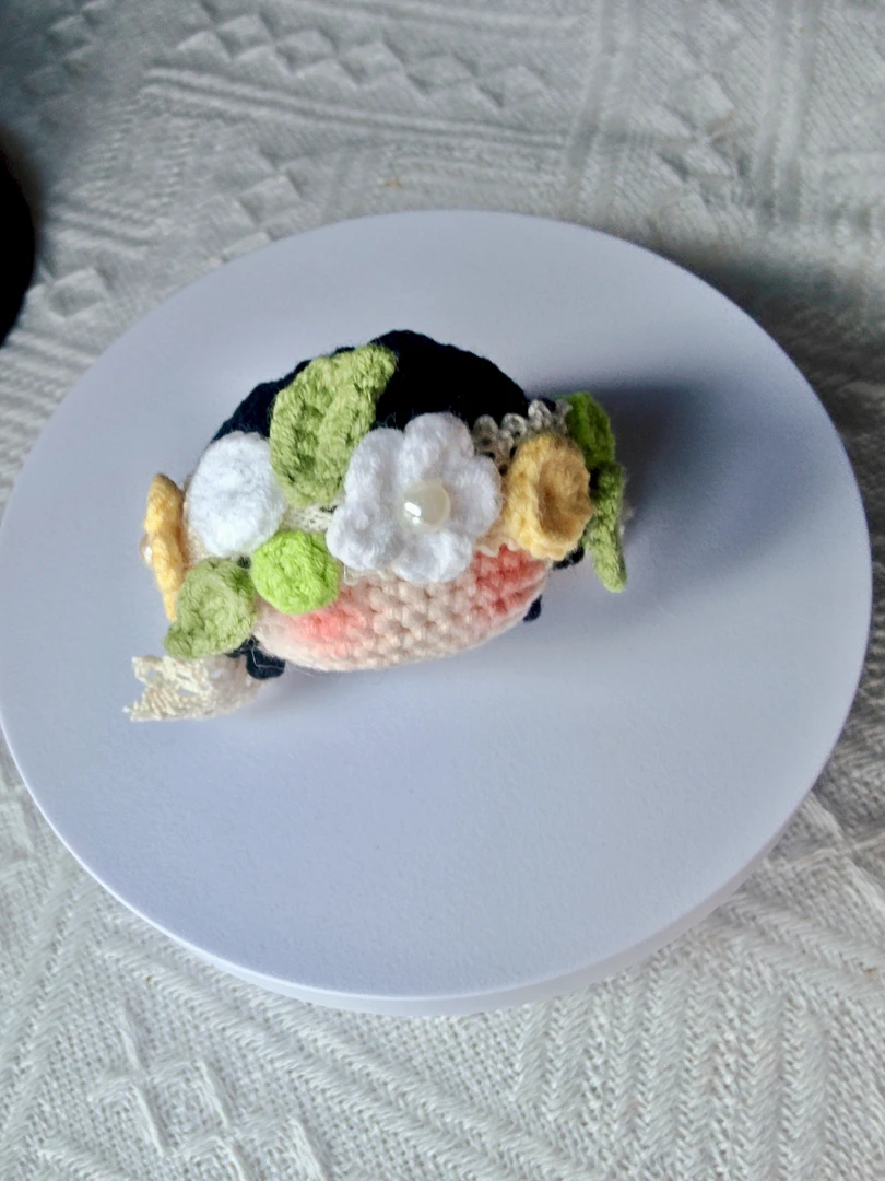 手工毛线钩织勤天花环小童挂件钥匙扣成品毛线手工玩偶