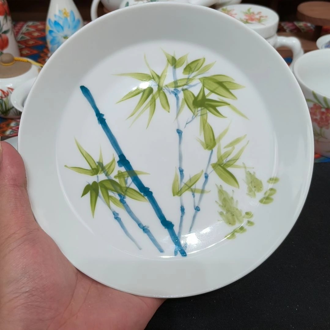 瓷片景德镇手工手绘高温瓷器