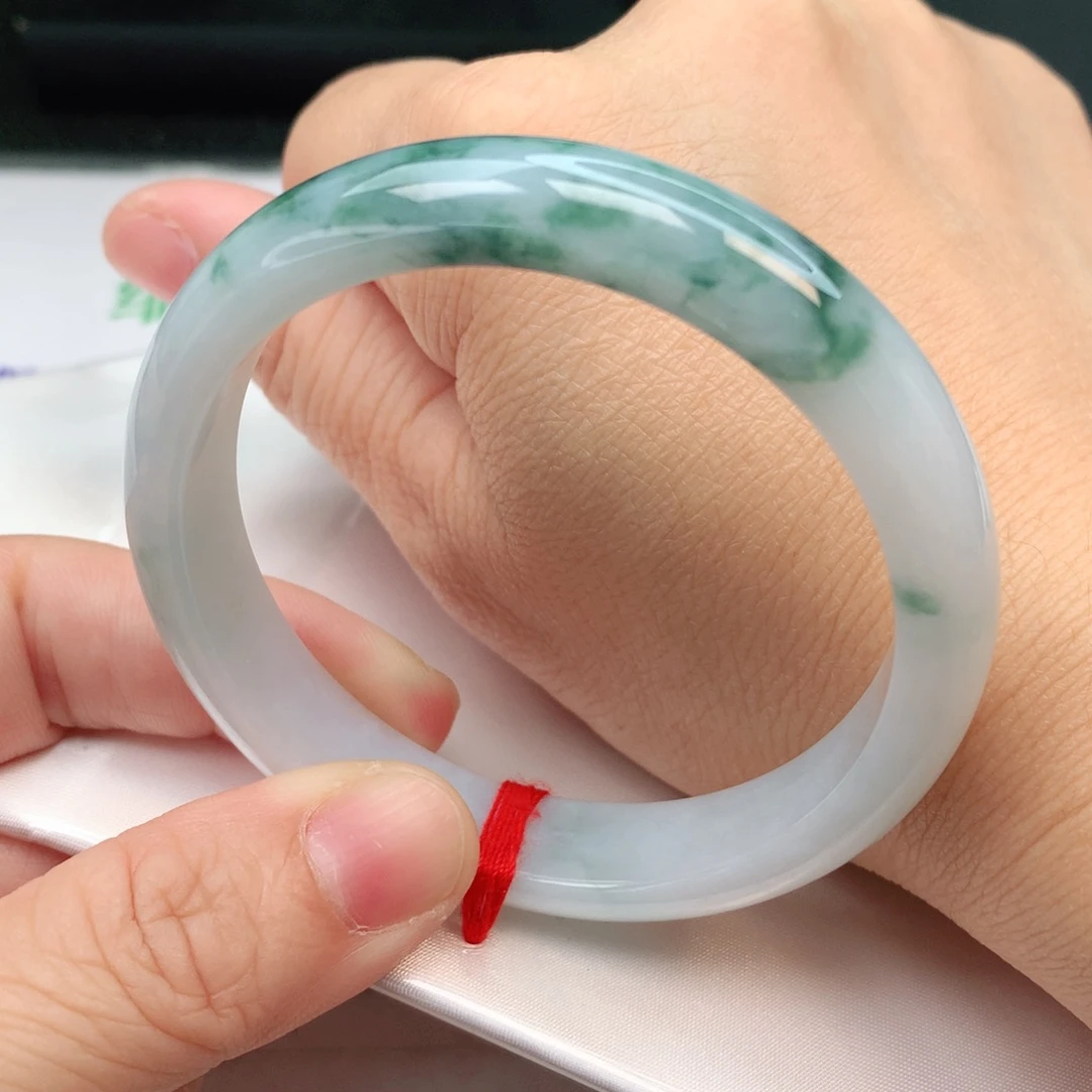 未镶嵌手镯翡翠53-55圈