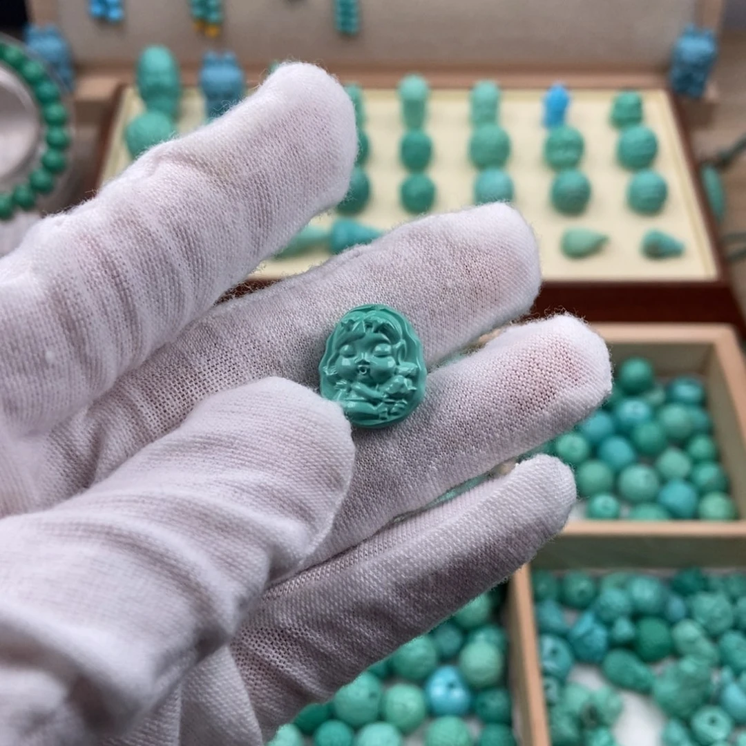 湖北精品雕刻美人鱼14mm