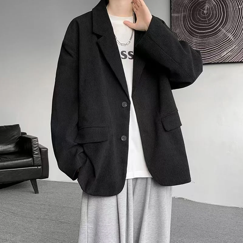 M 600-799 非图片款 男西服男士休闲百搭痞帅宽松潮流港风韩版