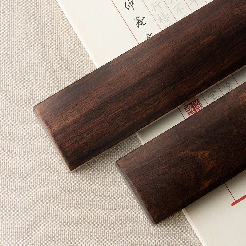 cm书法文房四宝镇纸黑檀黑木培训班定书法练习制用品