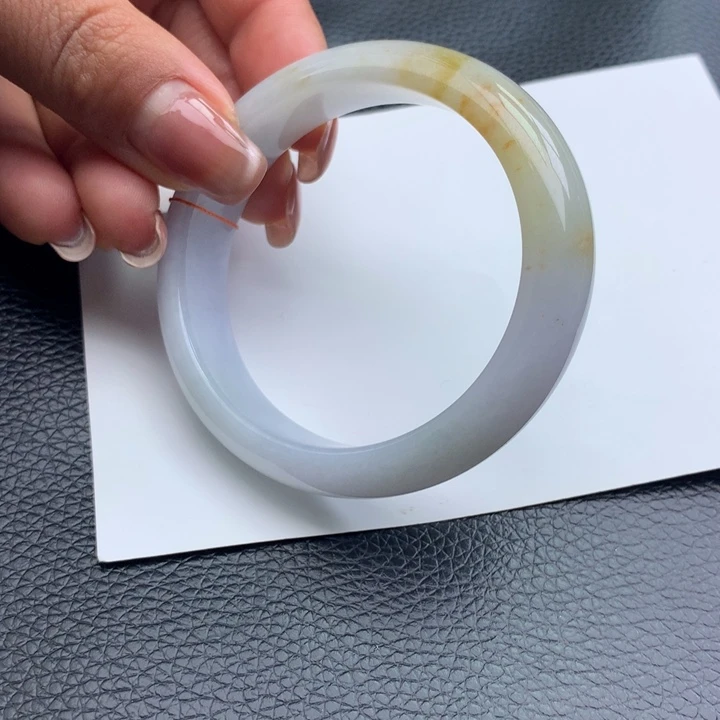 翡翠手镯未镶嵌天然翡翠贵妃手镯