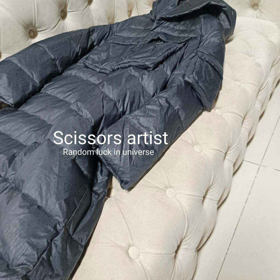 【Scissors artist】高端设计师走秀女装羽绒服5204