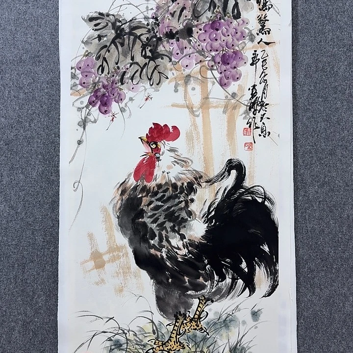 国画娄鹏老师手绘作品