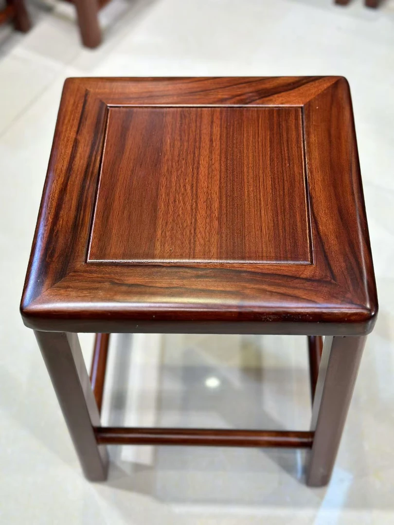 28*28*27乌金木小方凳休闲换鞋小凳子家用客厅中式简约餐桌凳子