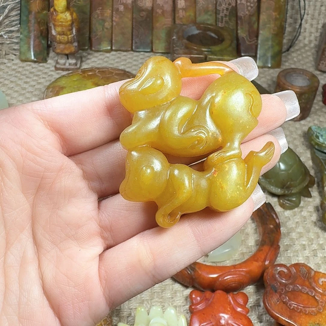白玉菩提吊坠挂件