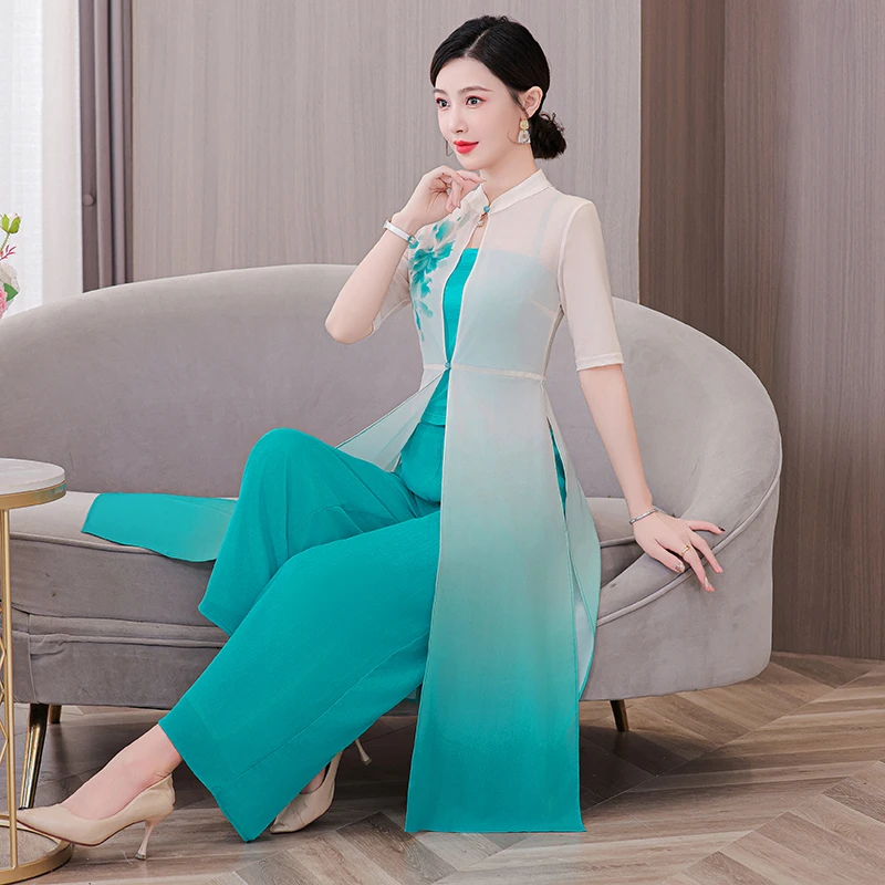 2025新款足浴技师工作服高端足疗SPA养生会所工服长款采耳师工装