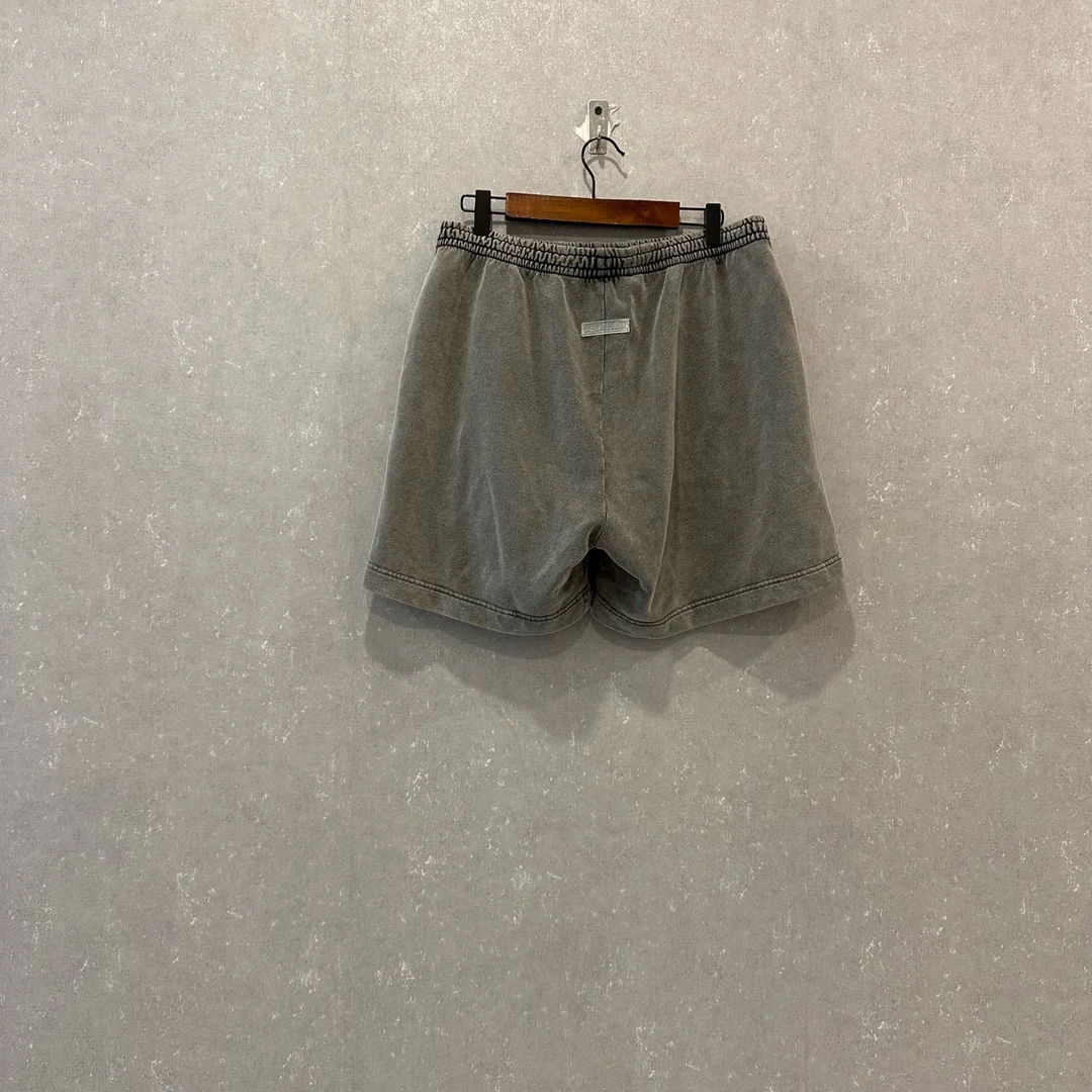 全新未使用 AcneStudios 做旧松紧带舒适纯色休闲短裤S码002946