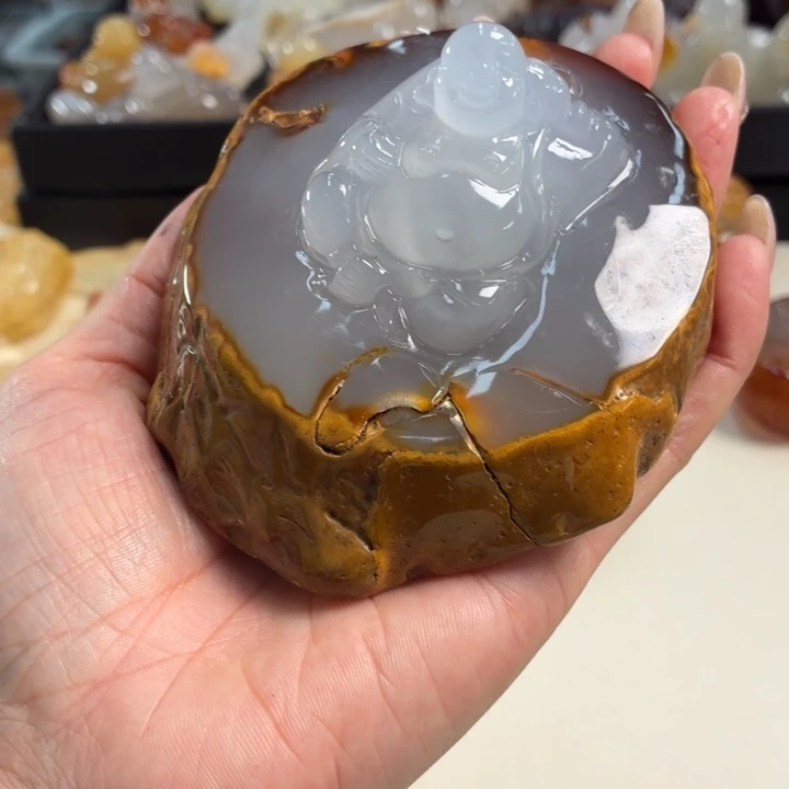 玛瑙/玉髓吊坠(不含链)未镶嵌