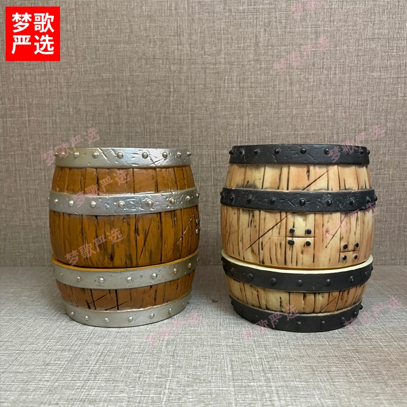 【梦歌严选】海贼王酒桶手办10cm*7.5cm木桶配件模型场景地台百搭