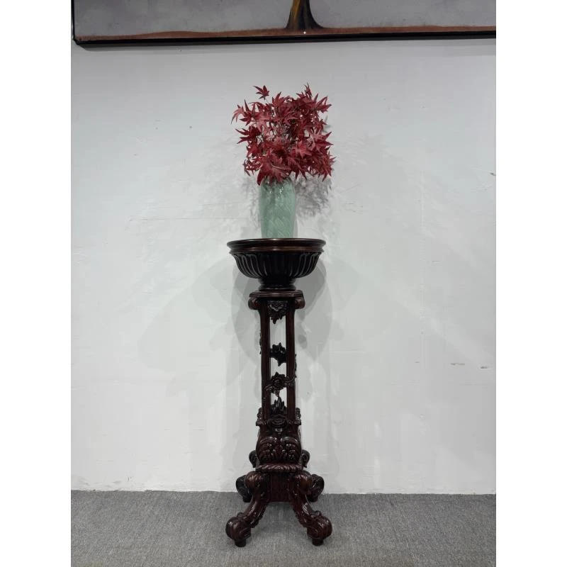 211花架400*400*1130 美式复古简约客厅玄关