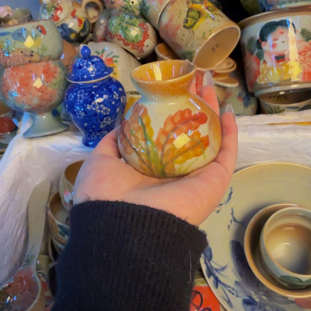 瓷片景德镇陶瓷手工手绘