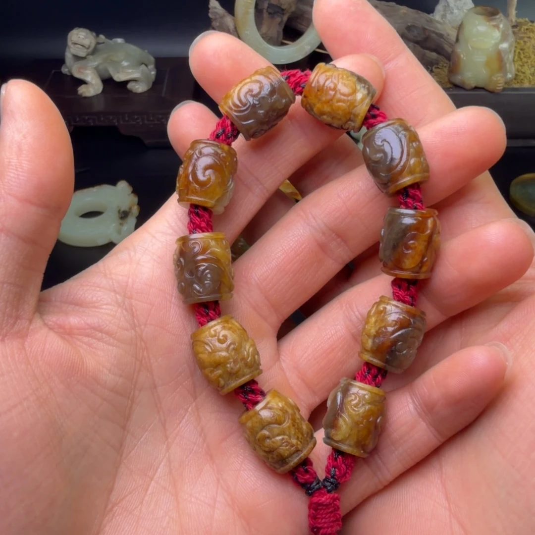 念***春和田玉（糖玉）未镶嵌挂件