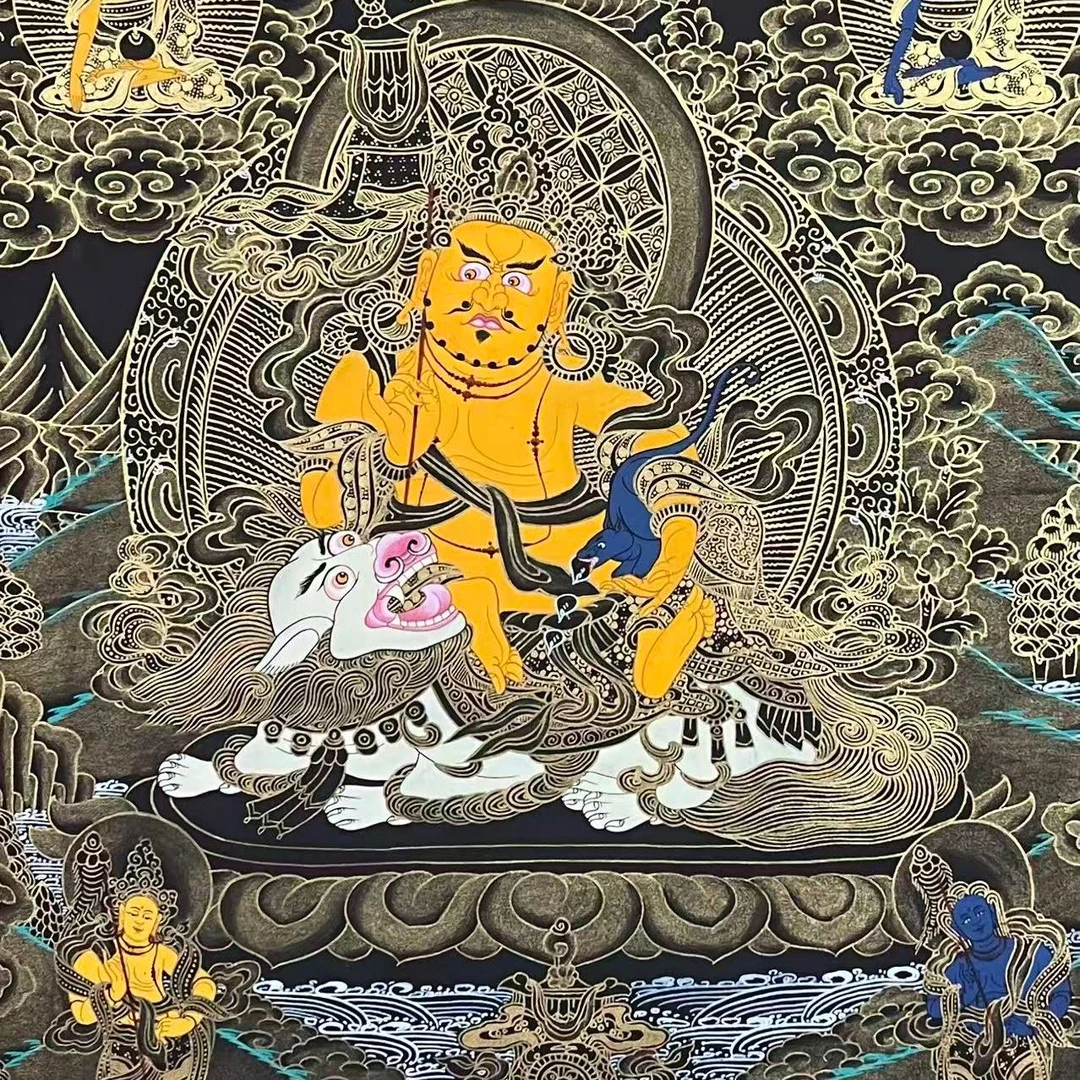 XMLY0531藏传艺术作品-黄财财