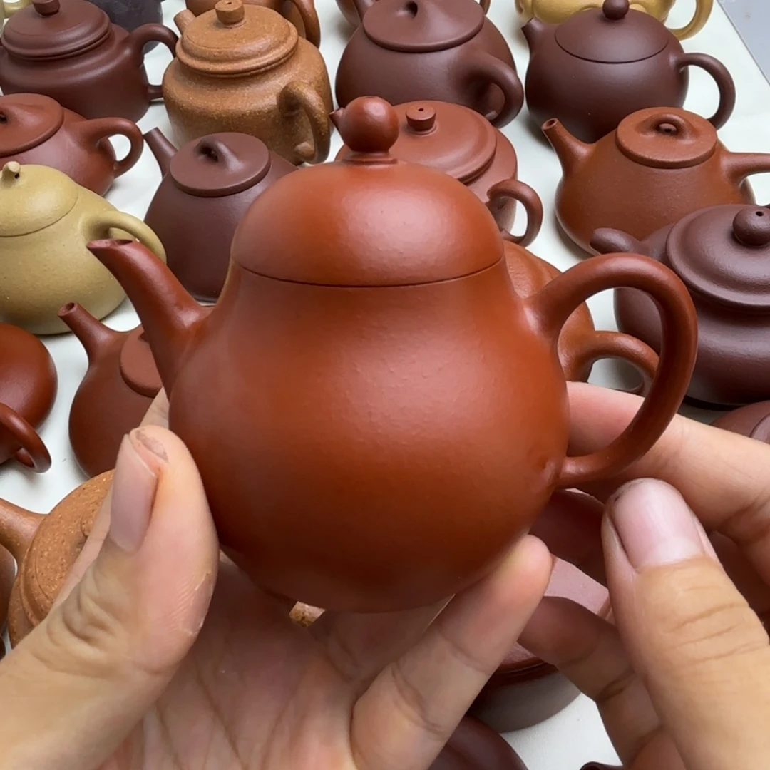 茶壶紫砂小红泥100cc高梨