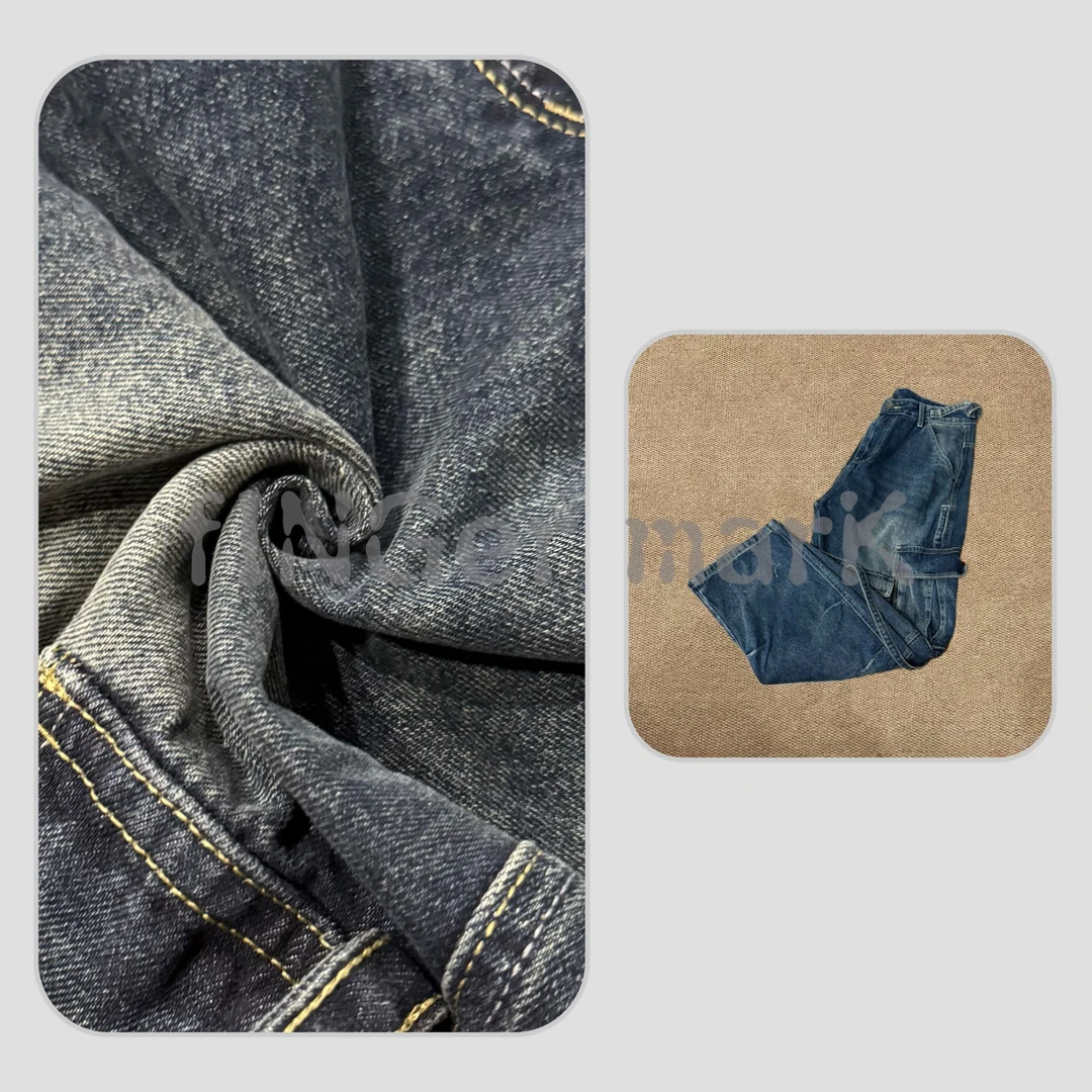 fINGer marK 集閤店 机车牛仔裤 2025早秋上新做旧水洗长裤7780