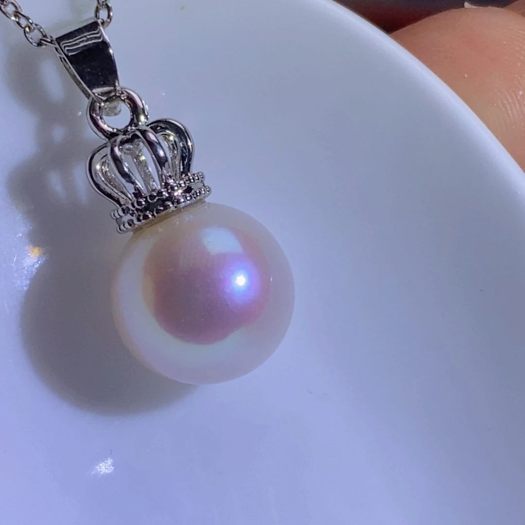 合金淡水珍珠天然淡水珍珠无染色无优化